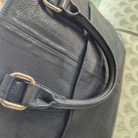 DANIER Navy blue Leather Handbag - Picture 8 of 16